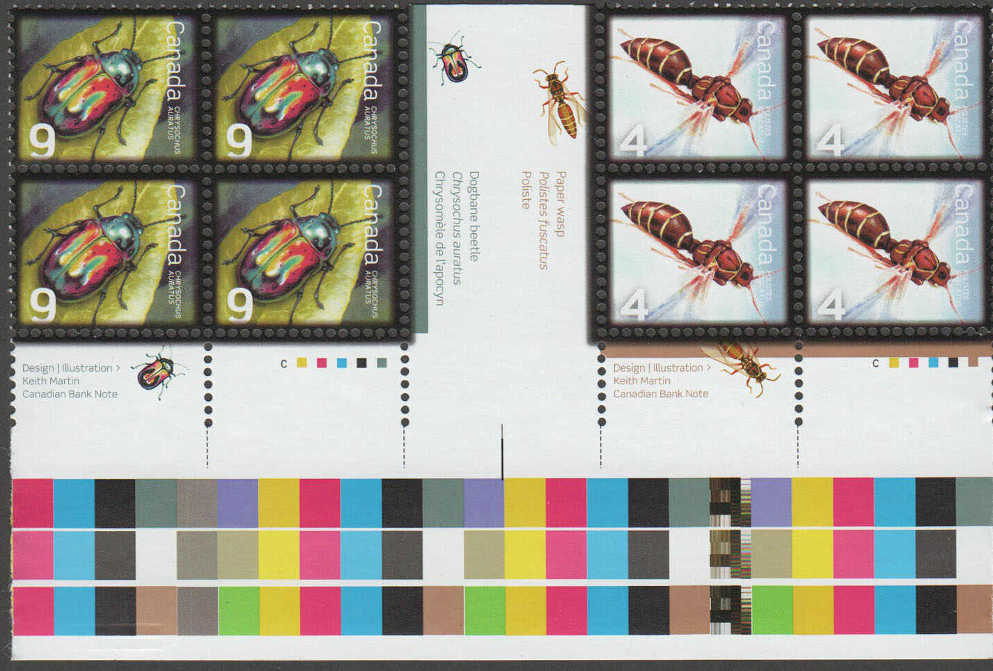 Canada Scott 2410+2406 MNH (A9-11) Gutter Blocks - Click Image to Close